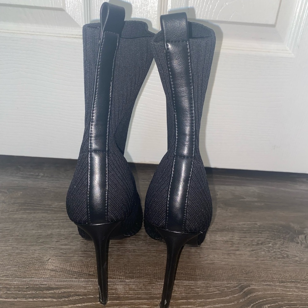 Steve Madden Black Booties Size 10 - image 2